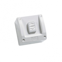 Surface Switch, 1 Gang, 250VAC, 10A, WS Series, Intermediate, Resistant Grey