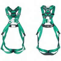 10205337 -FORM HARNESS, MD, GREEN COLOR, STEEL HARDWARE, BACK&CHEST D-RING, QUICK-FIT BUCKLE, EN